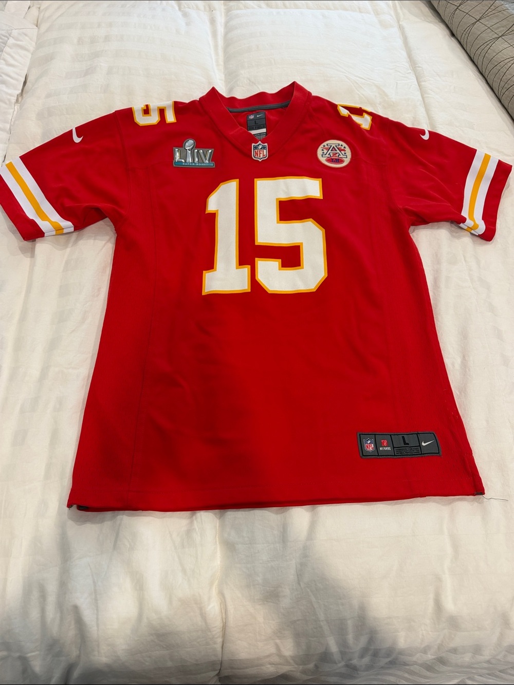 NFL Kids' LIKE NEW Kansas City Chiefs #15 Patrick Mahomes Jersey